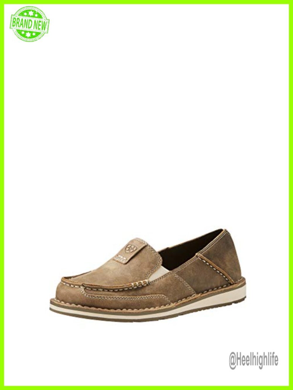 Ariat Cruiser Slip-On Loafers Suede Leather Casual Everyday Shoes